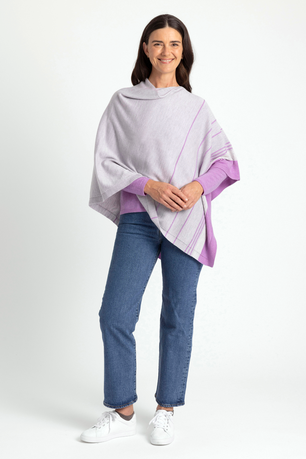 Stripe Poncho