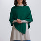 Asymmetric Poncho in Eden by Royal Merino