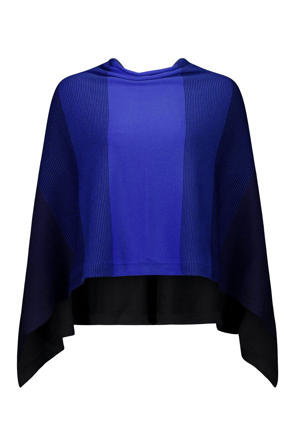 Graduated Stripe Poncho