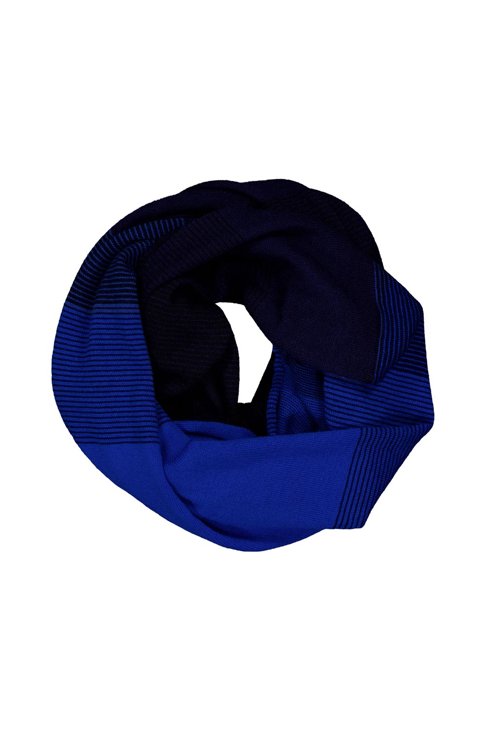 Graduated Stripe Infinity Scarf
