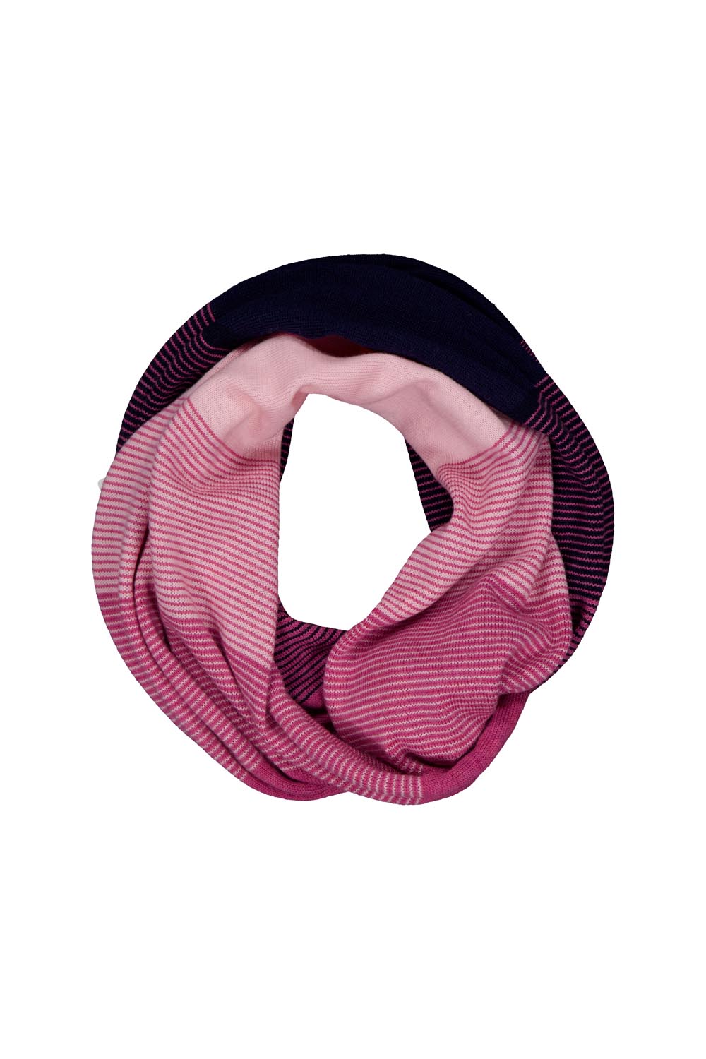 Graduated Stripe Infinity Scarf