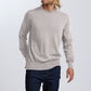 Mens Crew Neck in Light Sand by Royal Merino