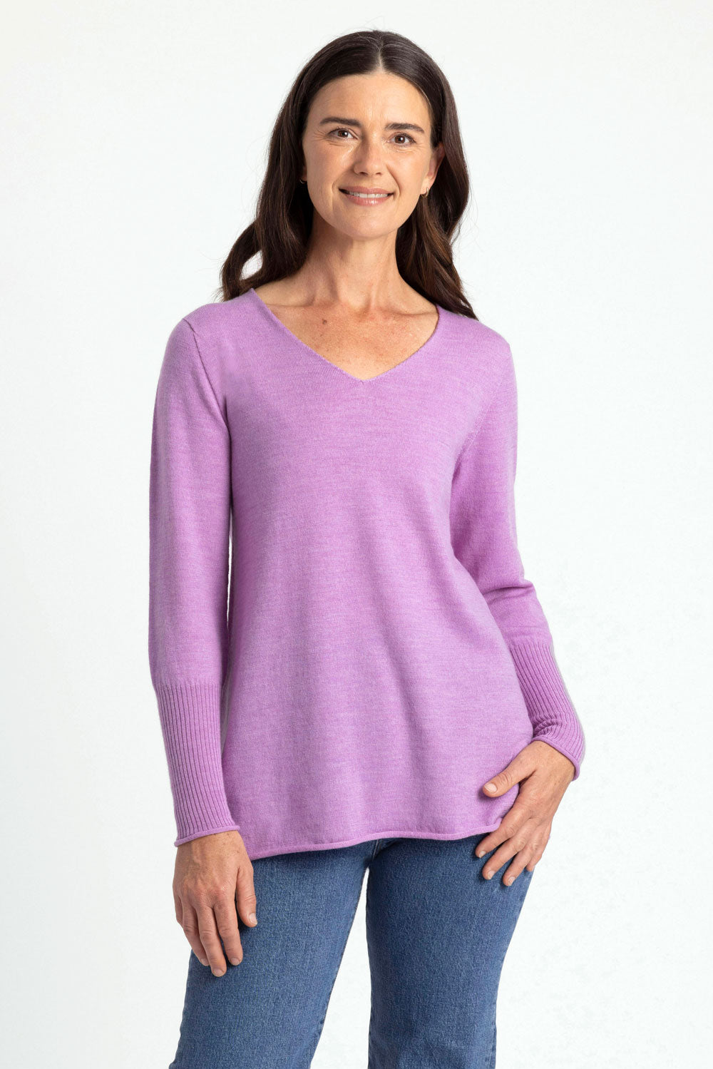 A-Line V Neck