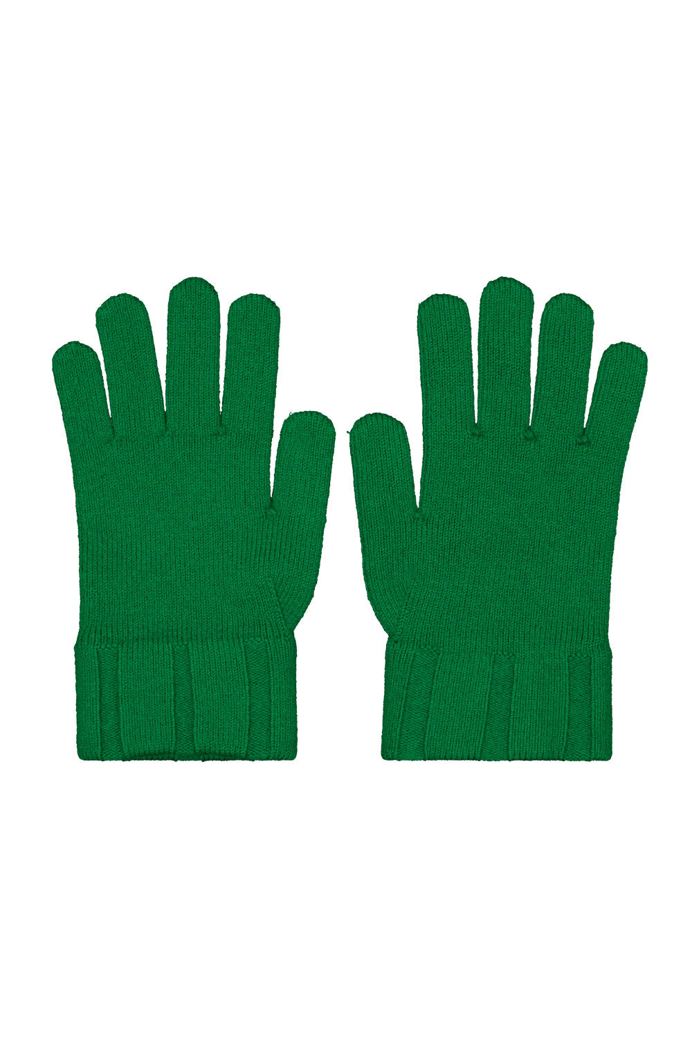 Rib Glove in Parrot Green by Royal Merino